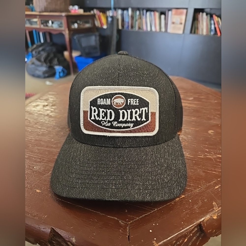 Red Dirt Black Trucker Hat